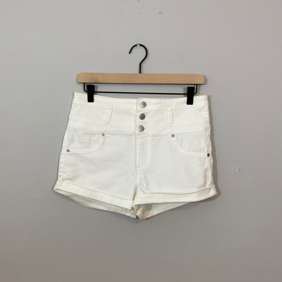 Xhilaration Pants - White High Rise Shorts